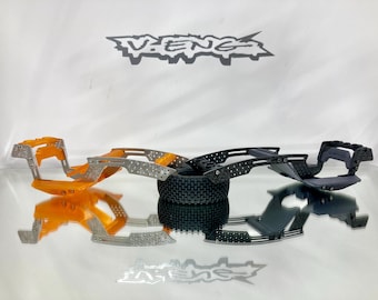 GATEKEEPER V2S Modular COMPETITION chassis SCX24, high-performance, ultra clearance, adjustability, carrier-bearing compatible