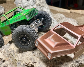 COMPsquare SCX24 body for competition crawling, performance rigs, hardbody, CUSTOM