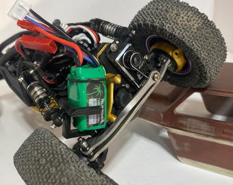 BOA V2 (Battery-on-axle) mount for MEUS, Axial SCX24 crawler axles, ISO-kinetic, axial competition 1/24, Upright servo lcg