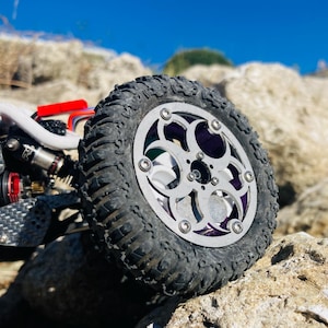 1.8 SUPER comp wheels for SCX24, competition crawler image 2