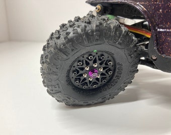 FANG 1.0 Wheelset +1 (positive) offset wheels for SCX24 Crawlers