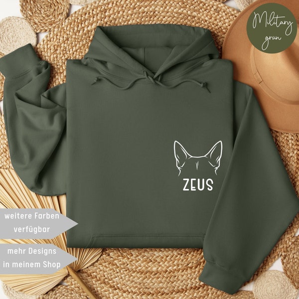 Personalisierter Hoodie Dog Daddy, Geschenke für Hundebesitzer, Hundeliebhaber Sweatshirt, Dog Dad Pulli, Geschenkideen für Hundebesitzer