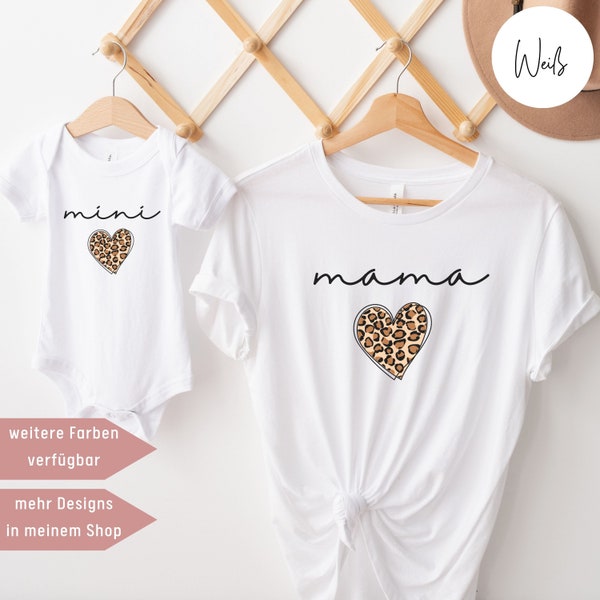 Partnerlook Mutter Tochter, Geschenke zur Geburt, Mama Tochter Outfit Mini Me, Geschenk Muttertag Babyparty Geschenke, Mutter Tochter Outfit