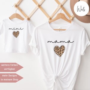 Partnerlook Mutter Tochter, Geschenke zur Geburt, Mama Tochter Outfit Mini Me, Geschenk Muttertag Babyparty Geschenke, Mutter Tochter Outfit Bild 2