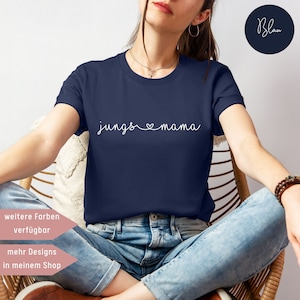 Jungs Mama T-Shirt, Muttertagsgeschenk, Mama Shirt, coole Mama, Geschenk Babyparty, Schwangerschaftsverkündung, Geburtstag Geschenk Geburt