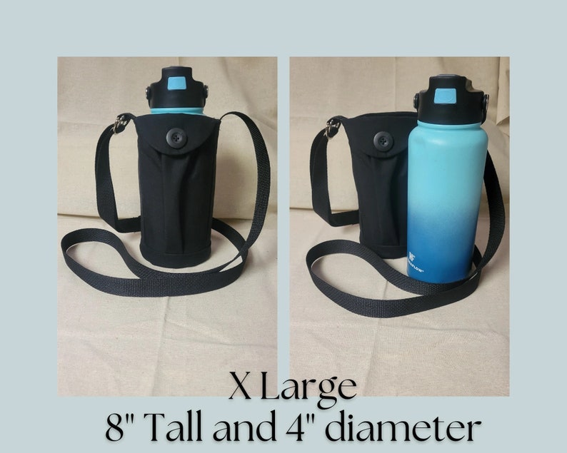 Water Bottle Holder Sling Carrier//walkers Insulated Water Bottle Cross