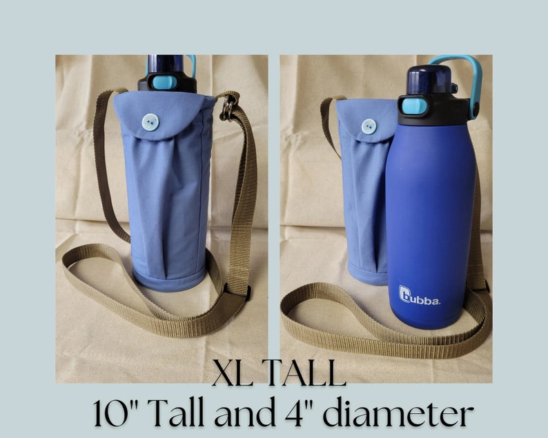 Water Bottle Holder Sling Carrier//walkers Insulated Water Bottle Cross