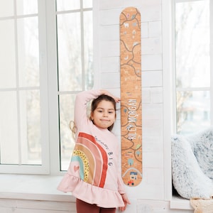Growth chart, Height Marker, Personalized Height Chart, Baby Shower Gift, 1st Birthday Gift, Baby Height Ruler, Youth Height Monitor