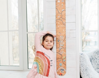 Growth chart, Height Marker, Personalized Height Chart, Baby Shower Gift, 1st Birthday Gift, Baby Height Ruler, Youth Height Monitor