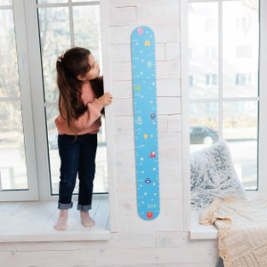 Courbe de croissance en bois, courbe de croissance familiale, courbe de croissance murale en bois personnalisée, règle de taille pour enfants, règle de courbe de croissance, cadeau de baby shower