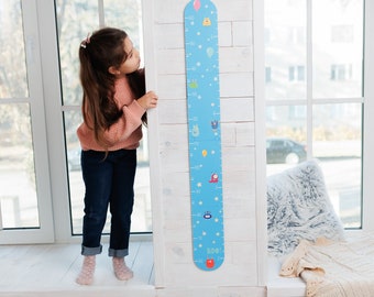 Grafico di crescita personalizzato in legno: righello per l'altezza dei bambini, regalo per baby shower