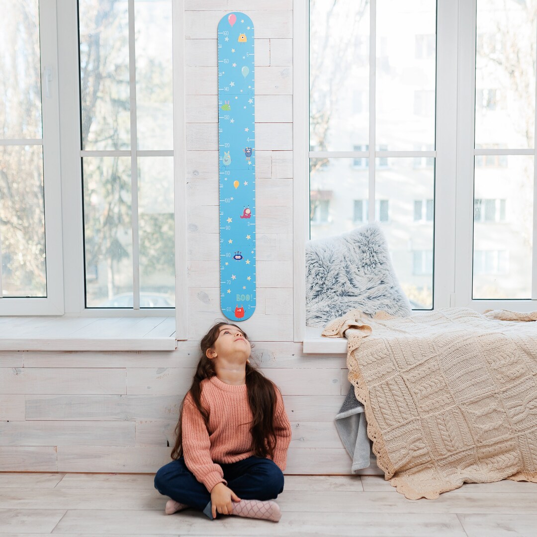 Personalized Growth Chart Ruler: 3D Baltic Birch Kids Room Decor - Etsy