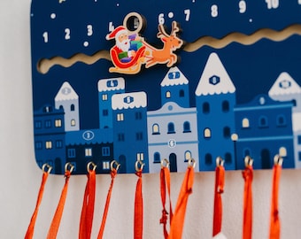 Personalized Santa Advent Calendar 2025: Christmas Countdown for Kids