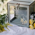 Personalized Sage Green Baby Shower Card Box: Floral Keepsake product logo