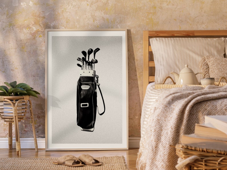 vintage golf print