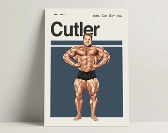 Jay Cutler Poster, Bodybuilding Poster, Mr Olympia Art Print, Bodybuilding Wall Art Office, Motivational Gym Decor, Bodybuilding Gift Ideas