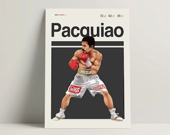 井上尚弥ポスター、ボクシングポスター、モダンなボクシングプリント