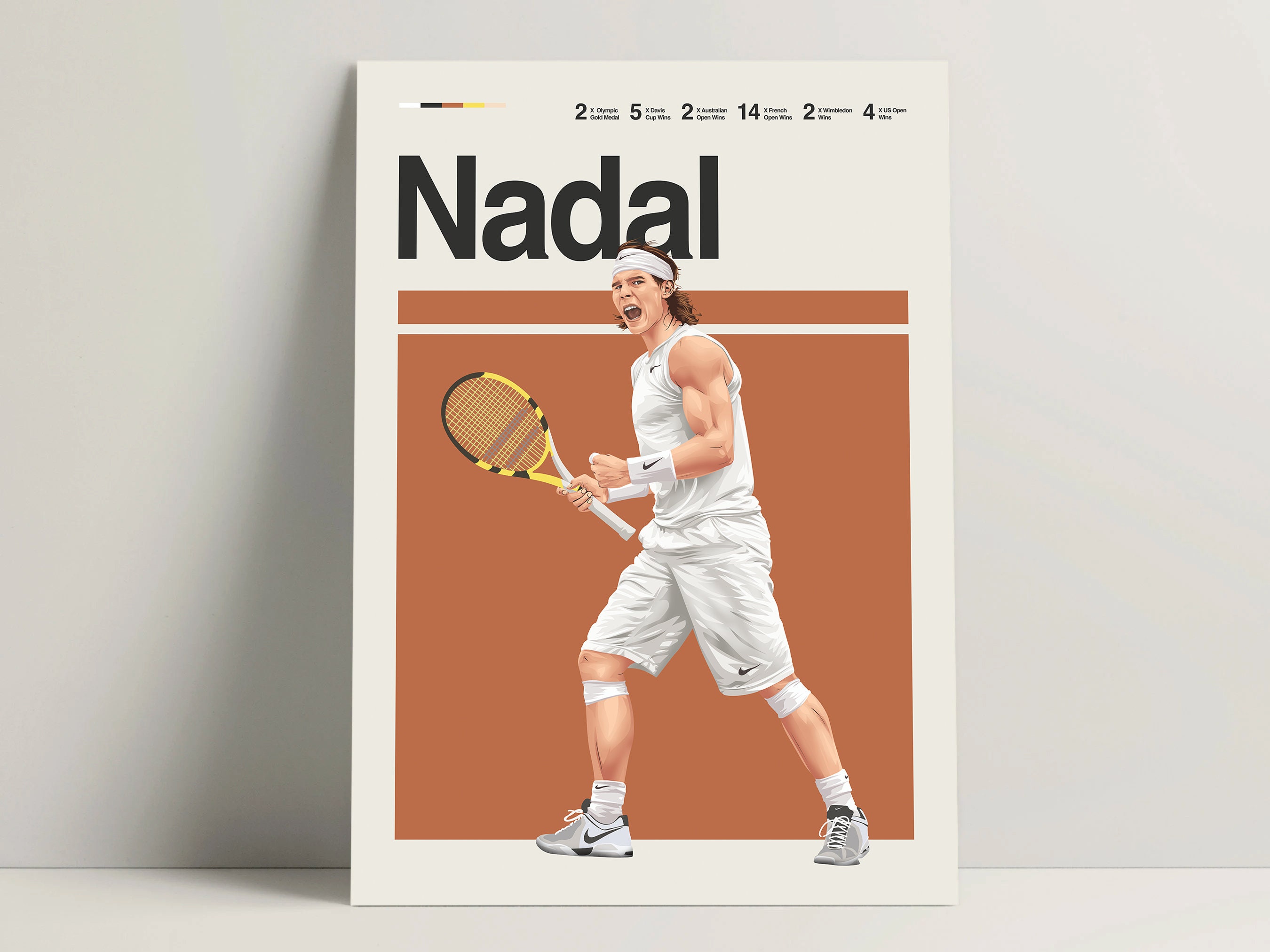 Rafael Nadal Pósters De Tenis Para Pared 0 Lona Para Decoración De