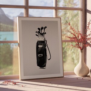 Golf Bag Wall Art