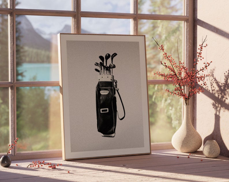 Golf Bag Wall Art