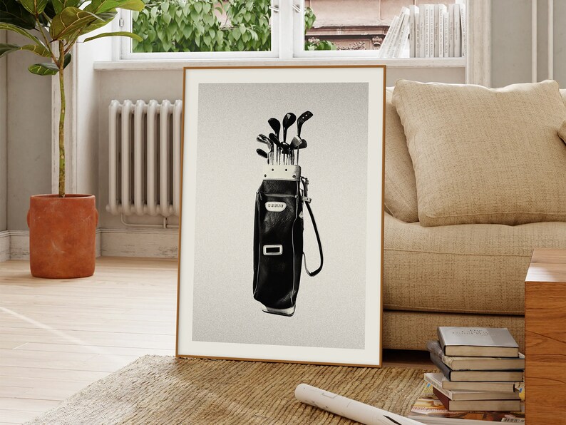 Golf Bag Print