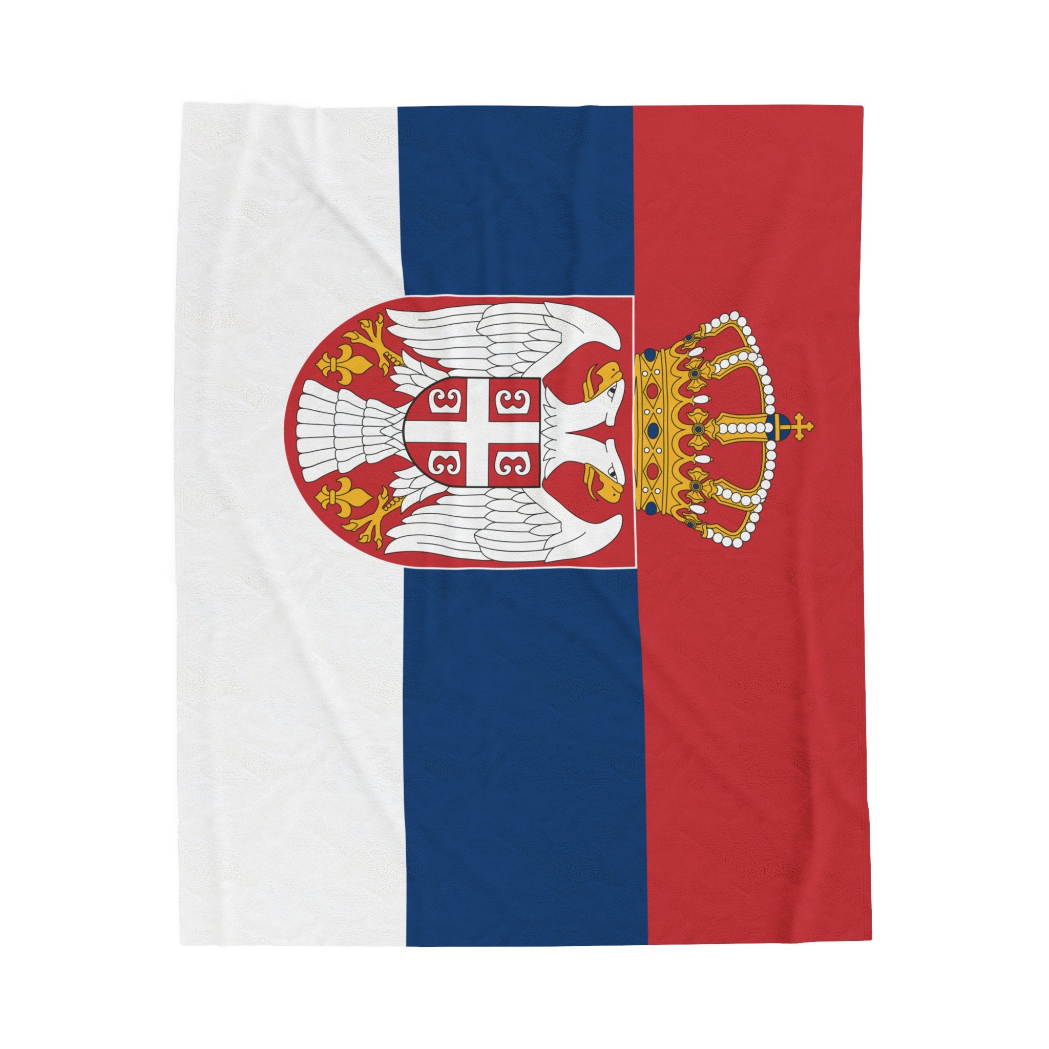 Serbia Velveteen Plush Blanket, Serbia Flag Blanket,srbija Zastava