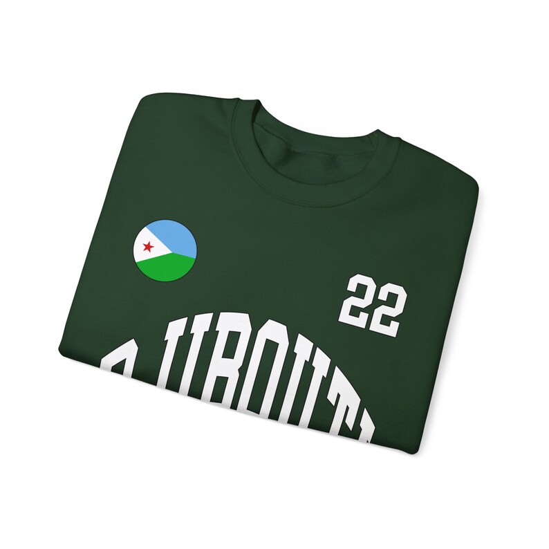Djibouti Sweatshirt,djibouti Jersey, Djibouti Football, Djibouti