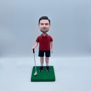 Benutzerdefinierte Golf Bobblehead, personalisierte Golf Geschenke für ihn, einzigartige Golf Geschenke für ihn, benutzerdefinierte Boss Geschenke für Golfliebhaber, Geschenke für Golfer