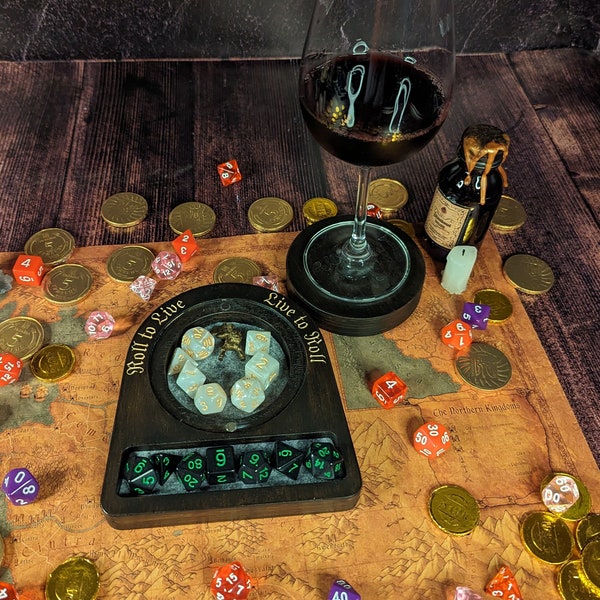 Dice Coasters DnD Dice Coasters and Mug stand DnD Class and Monster Designs RPG Tabletop Accessory DM Gift Birthday Gift DnD Gift