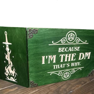 Game Master Screen | DM Screen | RPG Accessory | Dungeons and Dragons Screen | Tabletop Gaming Tool | Dungeon Master Gift