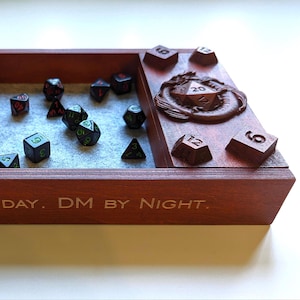 Dice Storage Box - Daggerheart RPG Accessory - Gaming Gift - Dice Holder - Perfect for Roleplayers