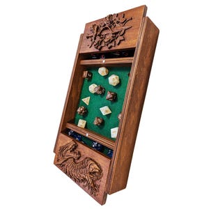 Dice tray, Personalized Name Engraving, Dice Rolling Tray, Dnd gift, Dm gift