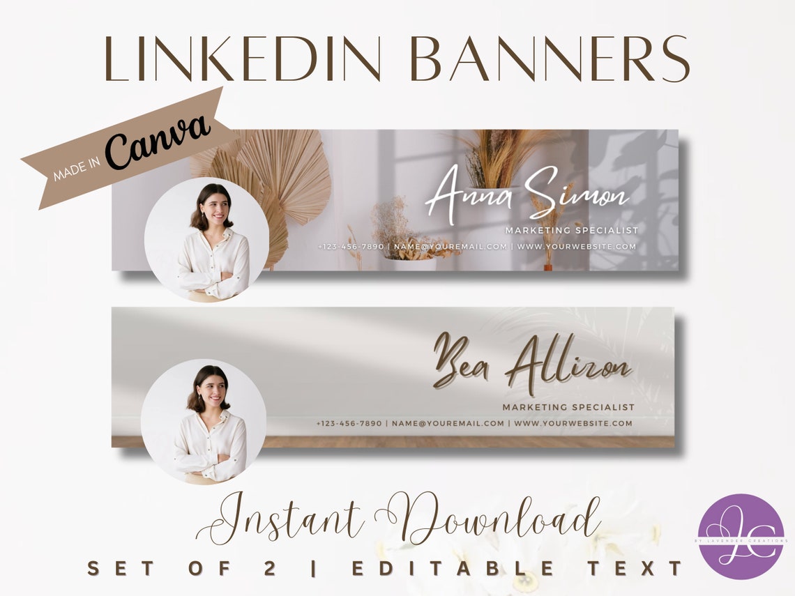 Professional Minimalist Linkedin Banner Header Template Linkedin ...