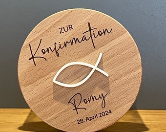 Vorratsglas / Geldgeschenk Personalisiert | Kommunion | Konfirmation | Taufe | Geschenkidee