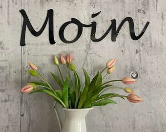 Schriftzug „Moin“ 3mm Acrylglas