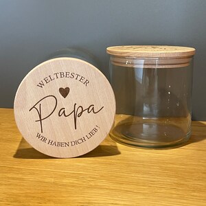 Vorratsglas | Vatertag | Geschenk | Familie | Geschenkidee | Weltbester Papa