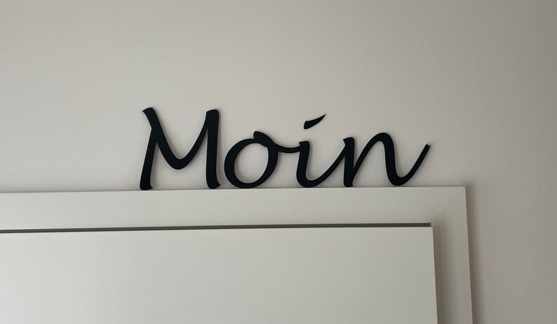 Inscription Moin en verre acrylique 3 mm image 3