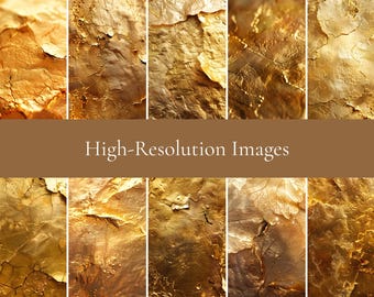 Elegant Gold Foil Textures – Luxury Gold Backgrounds for Modern Design
