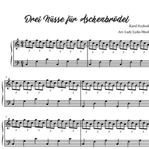 Può includere: Spart.to musicale per la canzone "Drei Nüsse für Aschenbrödel" di Karel Svoboda, arrangiata da Lady Lydia Musik.