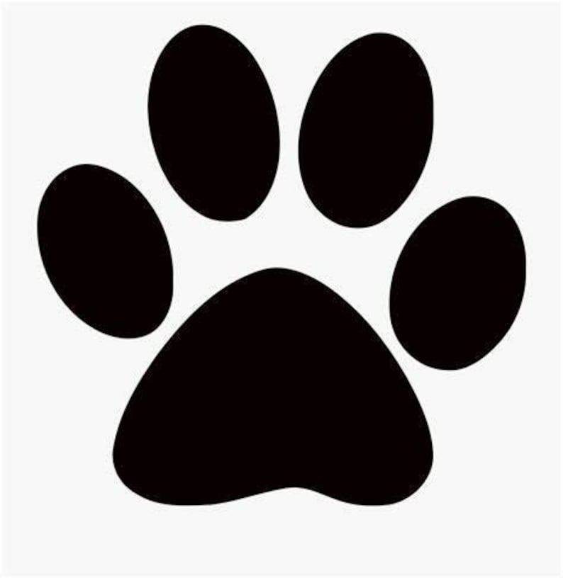 Dog Paw Print Svg, Dog Paw SVG, Dog Svg, Paw Svg, Animal Paw Svg, Animal Svg, Dog Paw Print Cut File, Paw Print Cut File, Animal Print Svg image 1