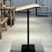 Handcrafted Ash Wood Christian Lectern, Black Metal Base - Etsy