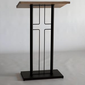Christian Ash Wood Lectern With Microphone Slot, Elegant Church Podium ...