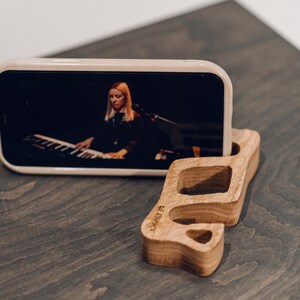 Phone stand Wood phone stand iPhone Desk organizer Phone holder for desk Office Accessory And Organizer Docking Station Minimalist holder