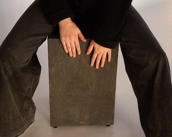 Cajon Drum, Birch Wood Percussion Instrument, Portable Cajon Box, Travel Drum, Acoustic Cajon, Gift for Musicians
