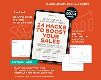 24 Hacks to boost your eCommerce Sales - Skyrocket your e-commerce business - Increase your sales and conversion rate