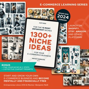 1300+ E-commerce Niche Ideas - to escape your 9-5 job - step by step, How to find a niche for your E-commerce Shopify business