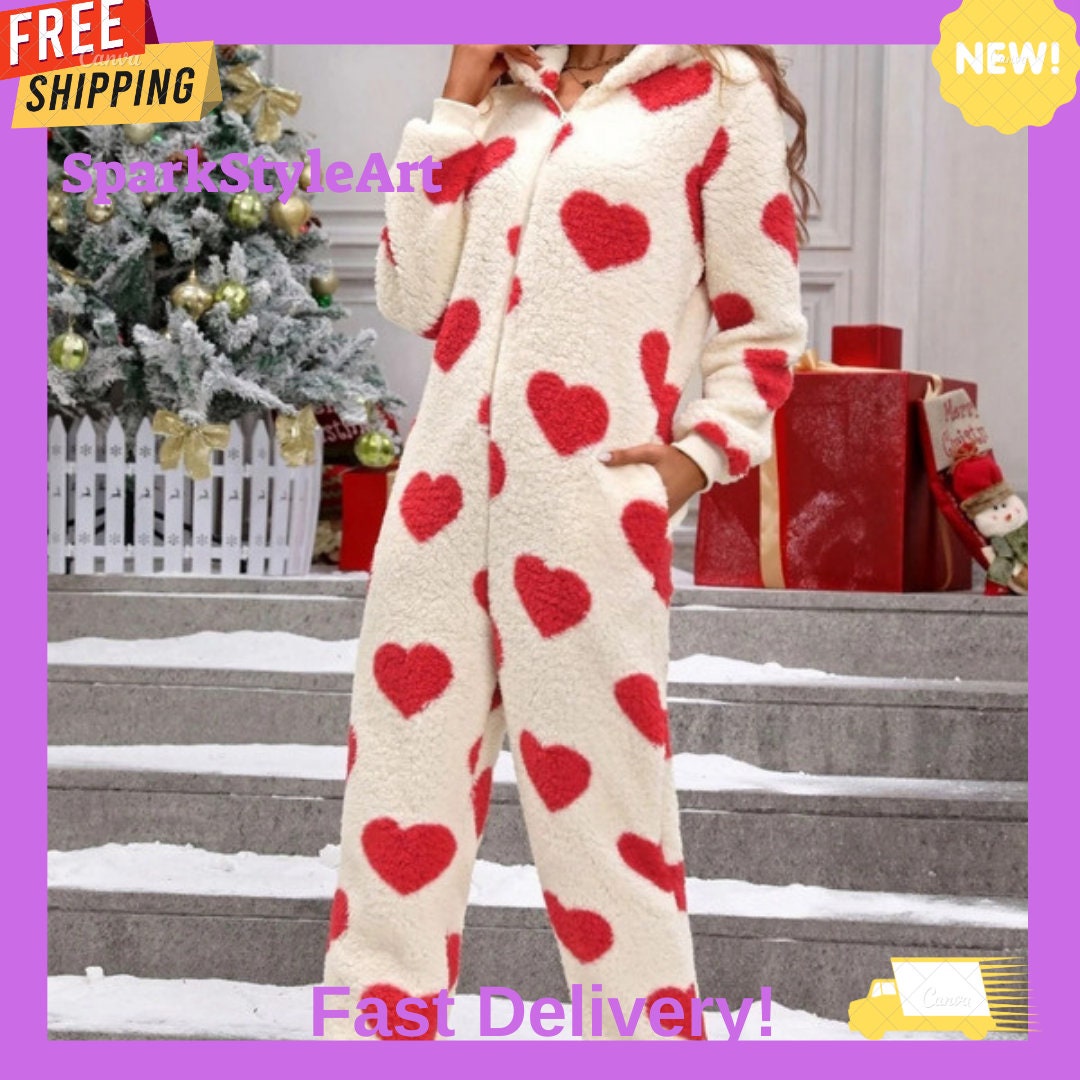 Lindo conjunto de pijamas de peluche de tiburón de pareja - Tienda de moda  Kawaii
