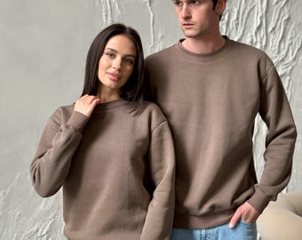 Sudadera o sudadera con capucha bordada personalizada, regalo con texto personalizado para mujeres, parejas o familia.