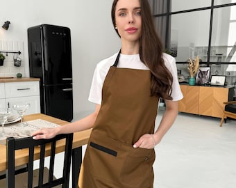 Personalized Pet Grooming Apron, Crossback Work Apron For Dog And Cat Grooming, Custom Gift For Groomers
