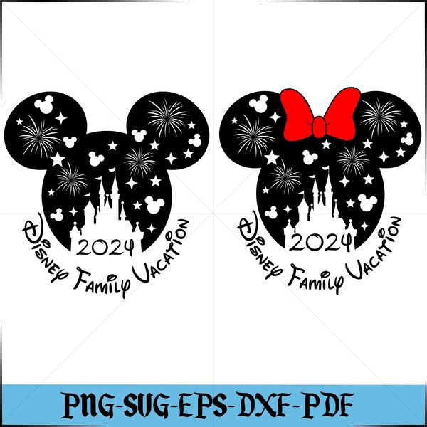 Mouse Ear Family Trip Svg, Family Trip 2024 Svg, Theme Park Family Vacation 2024 SVG Png Eps, Custom Family Svg, Cut File Cricut Svg